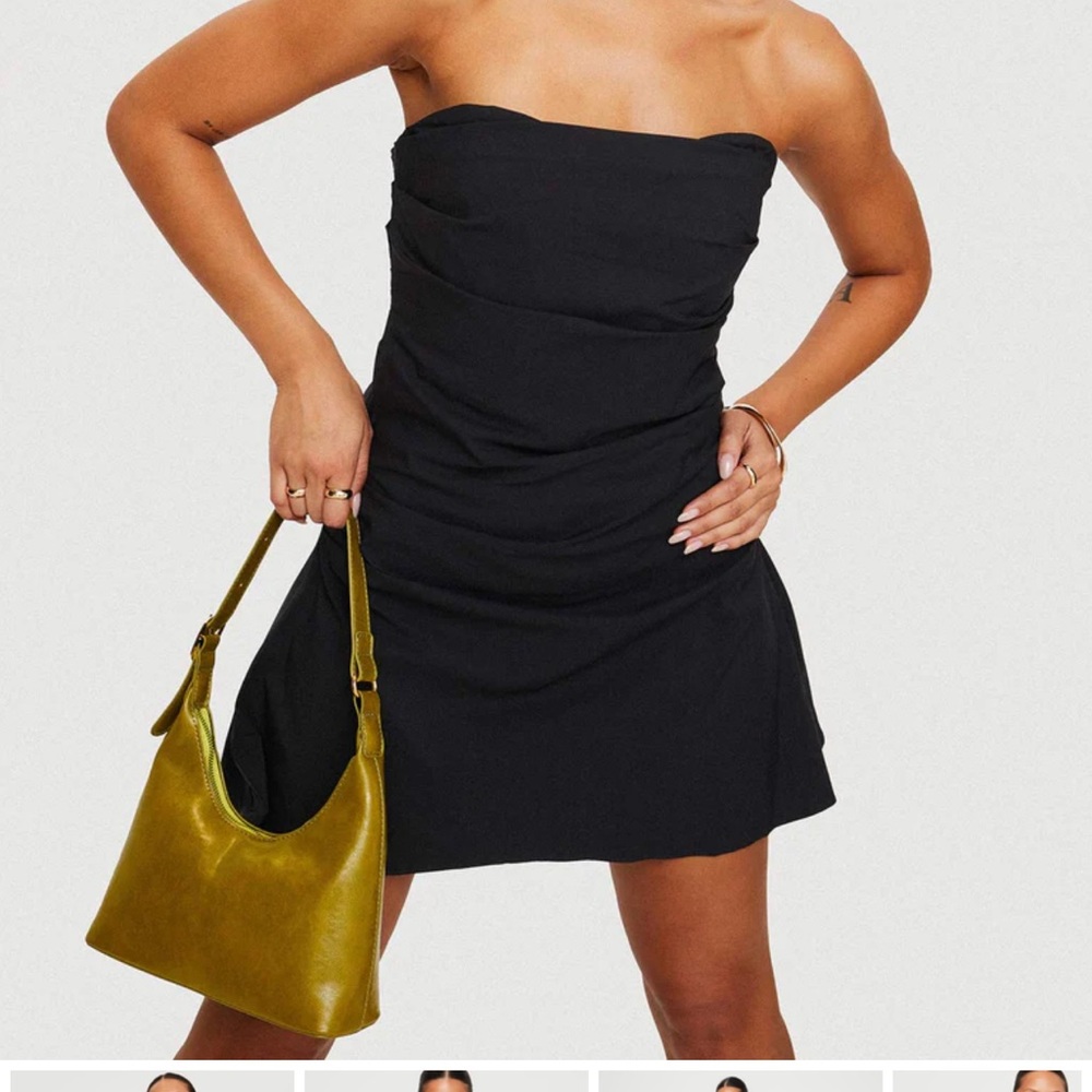 Princess Polly Bradwell Black Strapless Dress